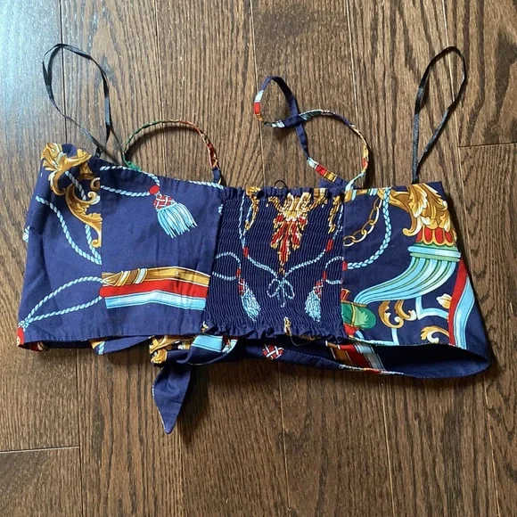 Zara Sailor tie top - Picture 2 of 6